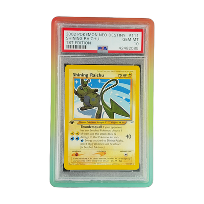 PSA 10 Neo Destiny Shining Raichu #111 1st Edition