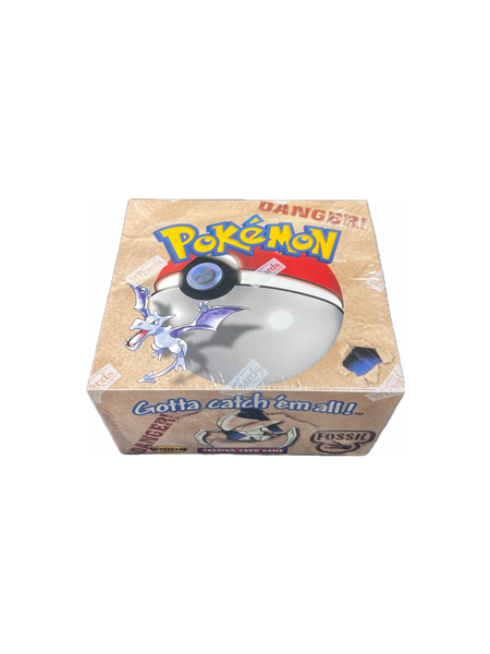 opening fossil booster box Vintage Fossil Unlimited Pokémon Booster Box