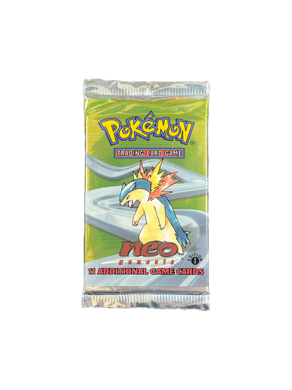 Vintage Neo Genesis 1st Edition Pokémon Booster Pack