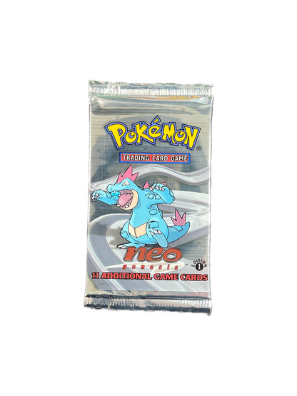 pokemon neo genesis booster box 1st edition Blister new Pokemon from the Pokemon Gold and Pokemon Silver GameBoy games Pokemon Neo Genesis Booster Pack