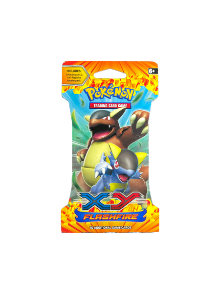 トップス flashfire TCG specially 4x Pokemon XY FLASHFIRE SLEEVED PACKS - COMPLETE ART SET