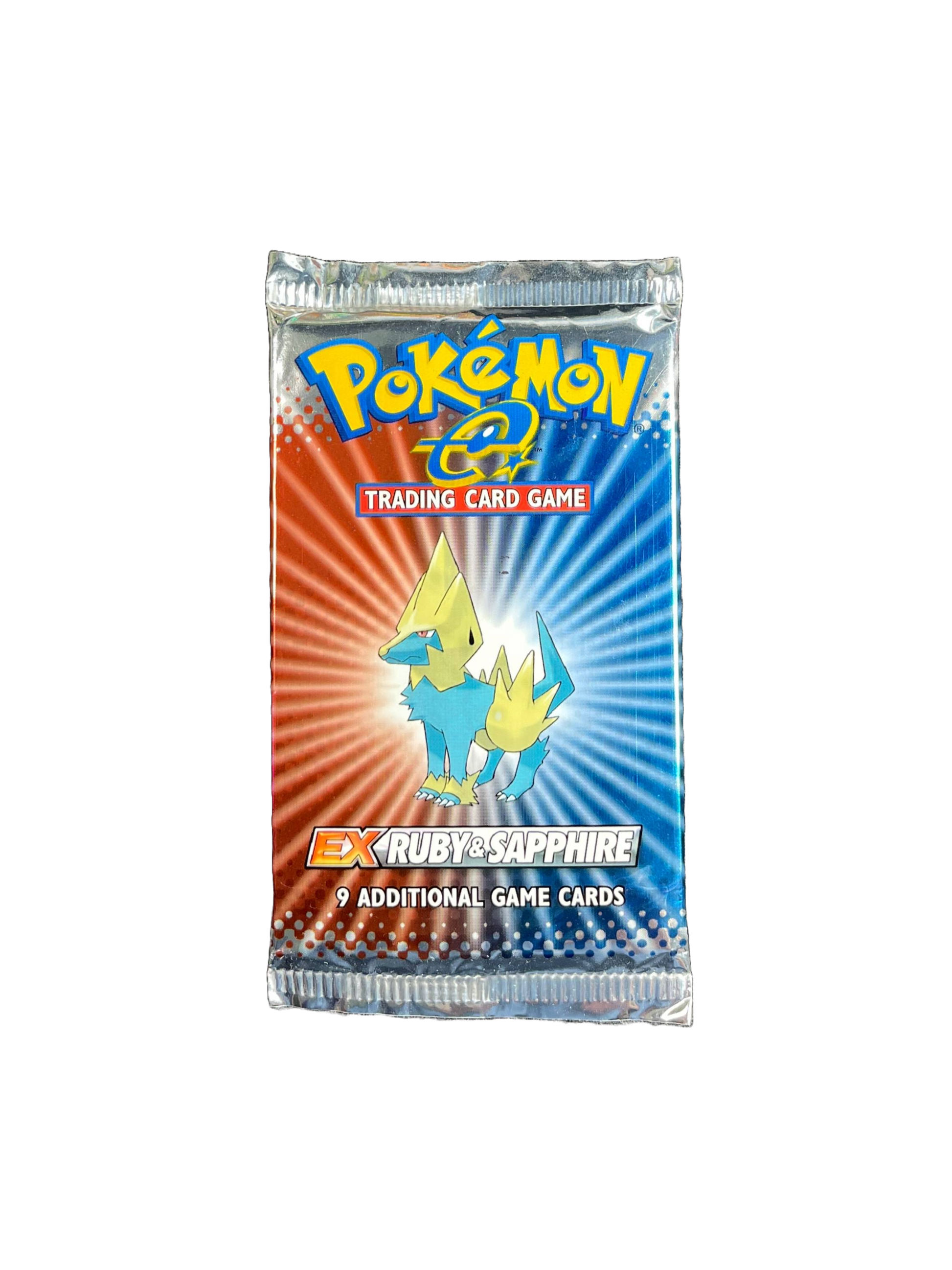 EX Ruby & Sapphire Booster Pokmon EX Ruby & Sapphire Booster Pack (Spanish) - 2004 Sealed & Unweighted | Vintage TCG Collectible Pokmon EX Booster Pack EX Ruby & Sapphire Booster Pokmon EX Ruby & Sapphire Booster Pack (Spanish) - 2004 Sealed & Unweighted | Vintage TCG Collectible Pokmon EX Booster Pack