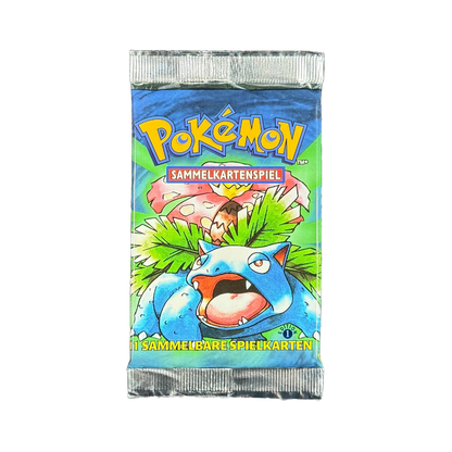 german booster box pokemon Pokemon TCG: GERMAN Base Set Unlimited Booster Pack (Venusaur) fwb German revised booster box
