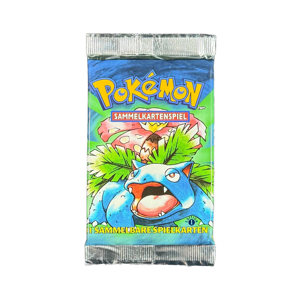 Vintage Base Set 1st Edition GERMAN Pokémon Booster Pack | Loose