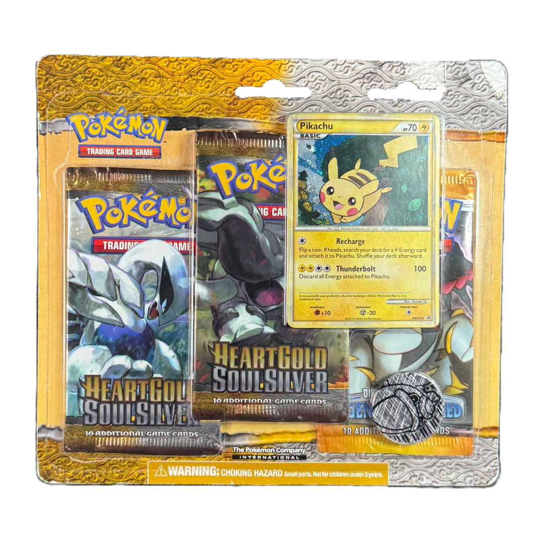 Heart Gold Soul Silver & Legends Awakened Triple Blister
