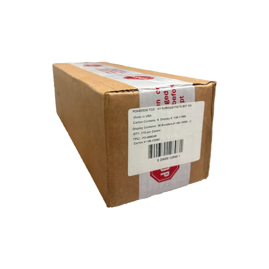 XY Furious Fists Booster Box Case XY3