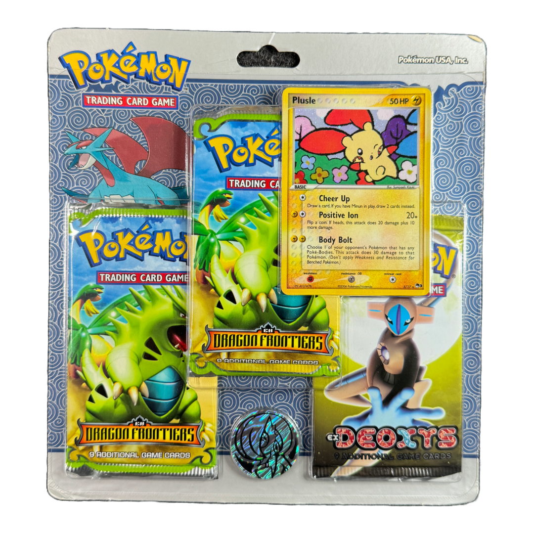 EX Deoxys & Dragon Frontiers Triple Blister – Loose Packs Trading Co.