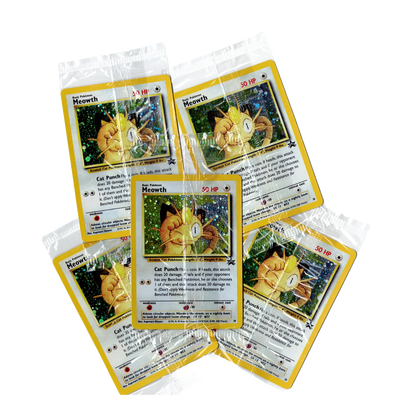 SEALED WOTC Black Star Promo Meowth #10 GB Exclusive