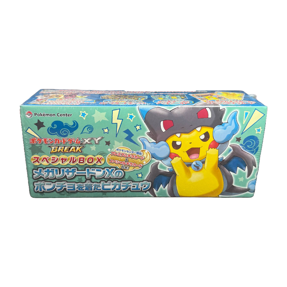 XY Mega Charizard X Special Poncho Pikachu Box