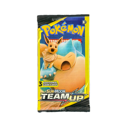 S&M Team Up 3 Card Booster Pack Loose Packs Trading Co. S&M Team Up 3 Card Booster Pack Loose Packs Trading Co.