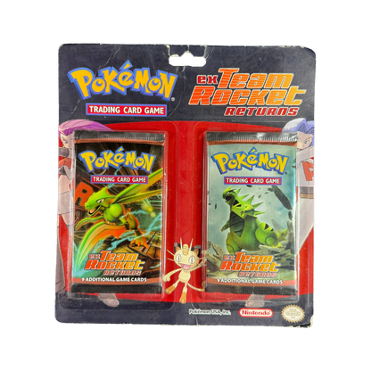 EX Team Rocket Returns 2 Pack Blister - Scyther + Tyranitar