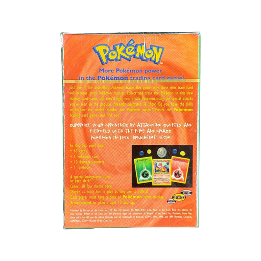 Base Set Brushfire Theme Deck (Gold Strip)