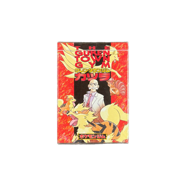 Vintage Japanese Guren Town Gym Pokémon Theme Deck | Loose Packs