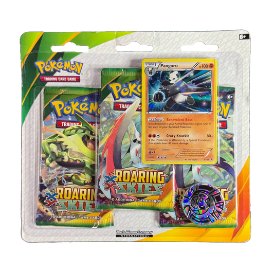 XY Roaring Skies 3 Pack Blister