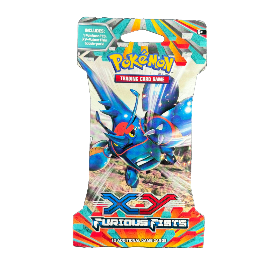 pokemon xy furious fists booster box XY Furious Fists Sleeved – Loose Packs Trading Co