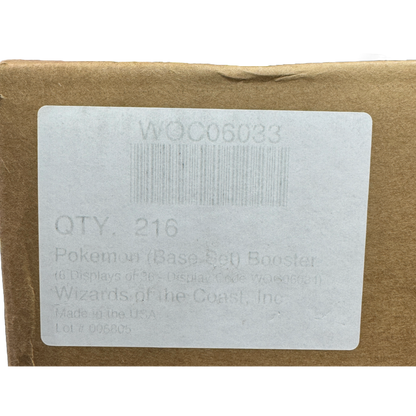 Base Set Pokémon Booster Box Case (Green Wing Variant)