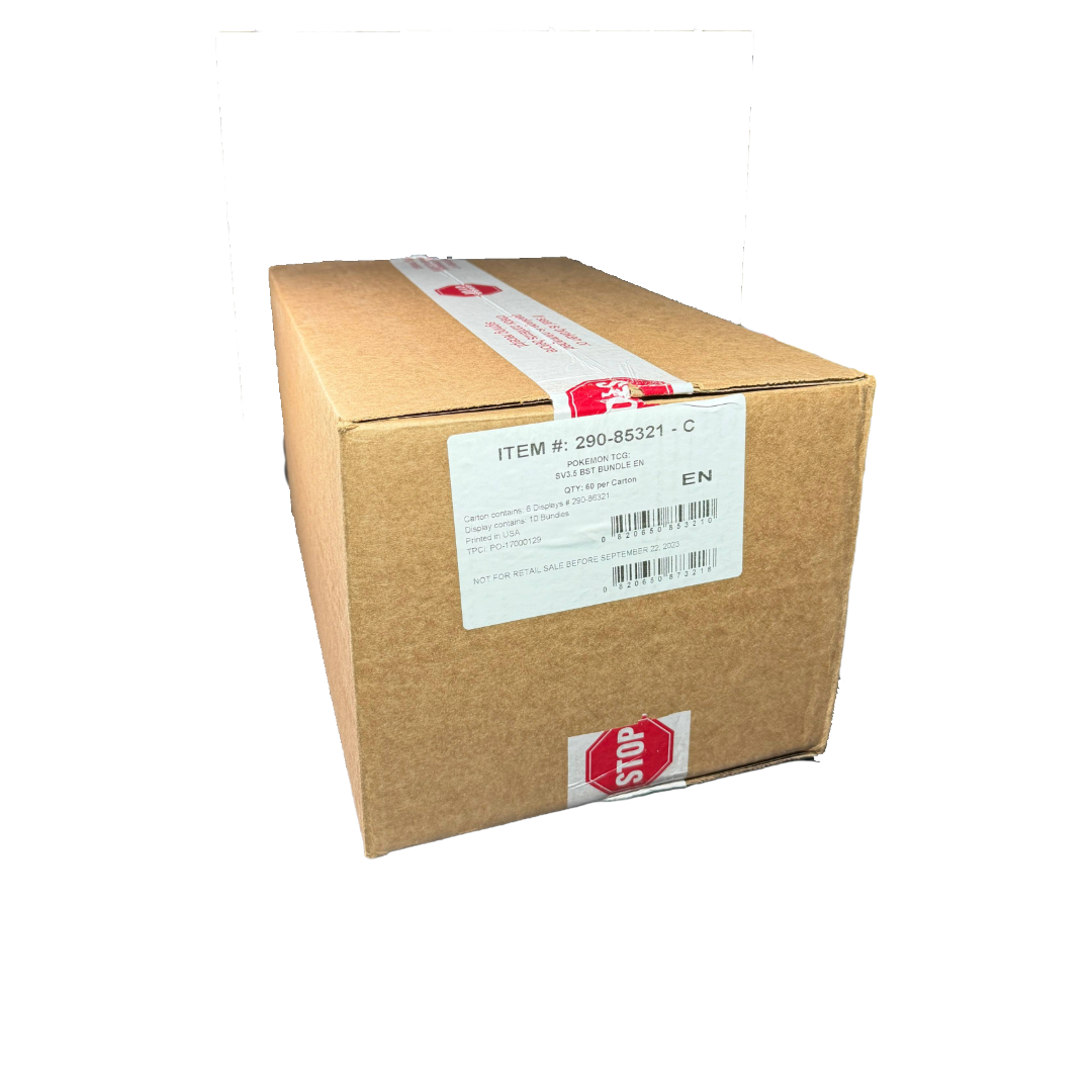 SV 151 Booster Bundle Display Case