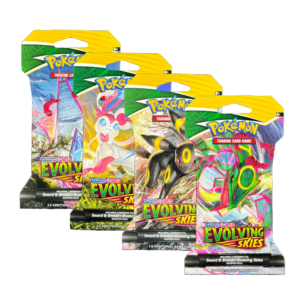 Swsh Packs SWSH Evolving Skies Sleeved – Loose Packs Trading Co.
