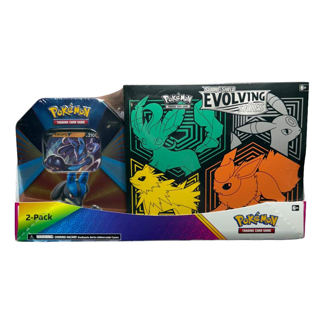 SWSH Evolving Skies Elite Trainer Box + Tin Bundle