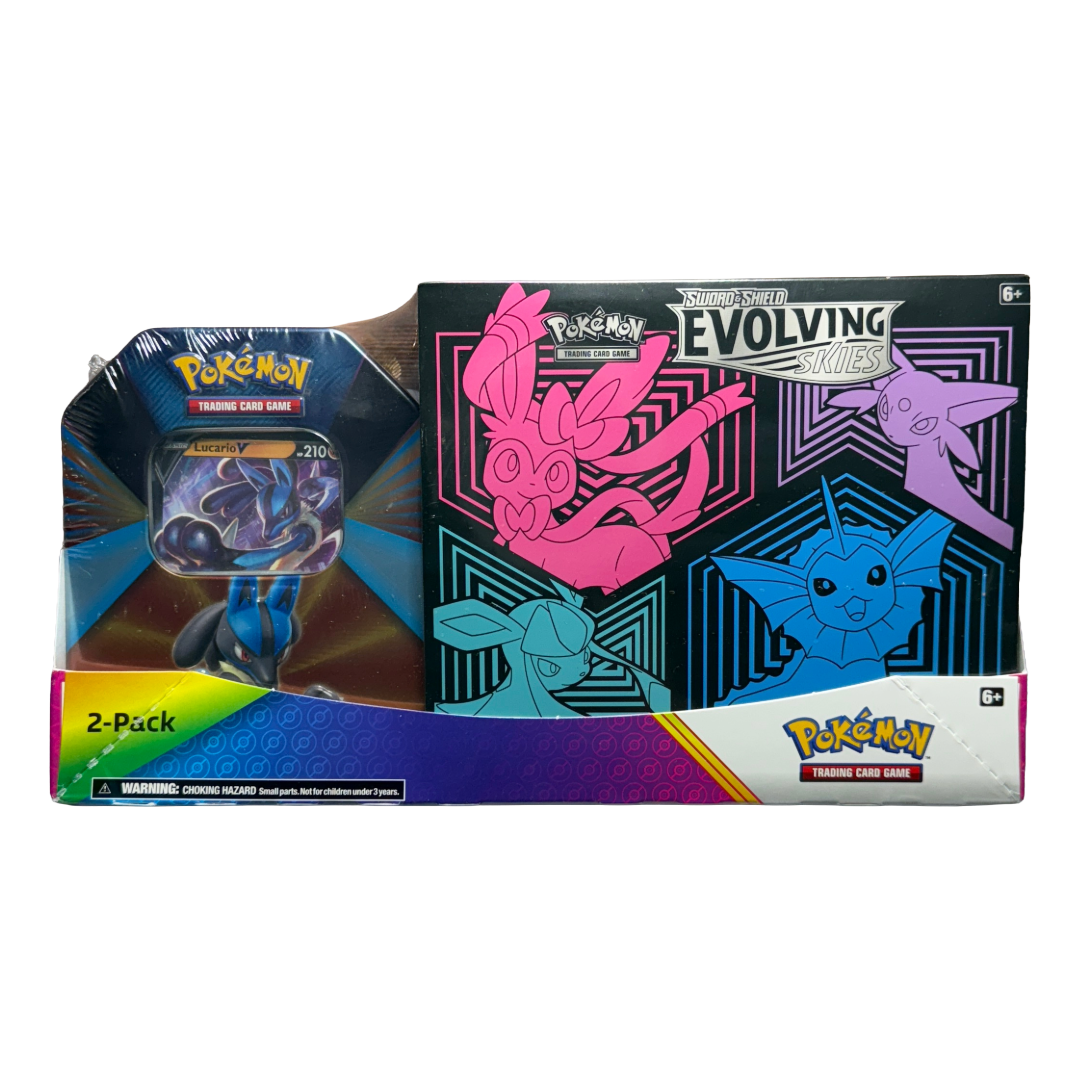 SWSH Evolving Skies Elite Trainer Box + Tin Bundle