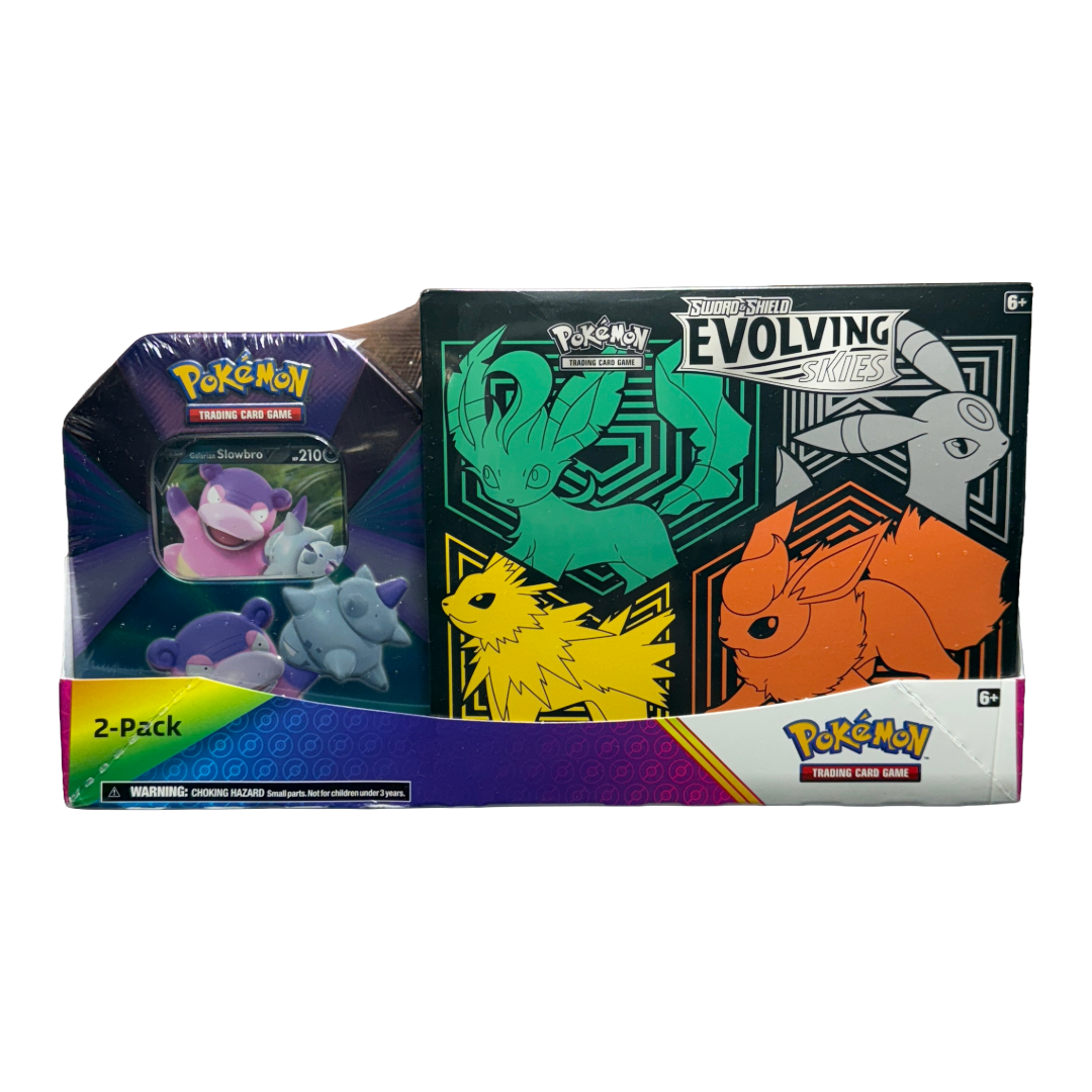 SWSH Evolving Skies Elite Trainer Box + Tin Bundle