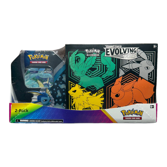 SWSH Evolving Skies Elite Trainer Box + Tin Bundle