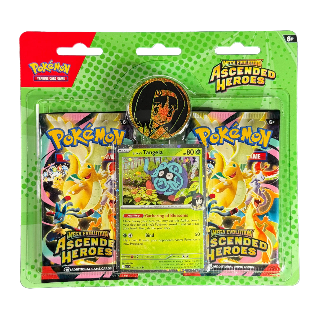 ME Ascended Heroes 2 Pack Blister - Erika's Tangela