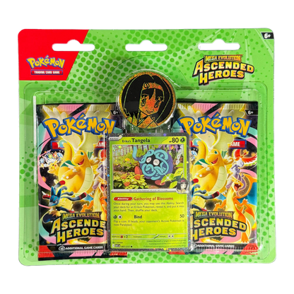 ME Ascended Heroes 2 Pack Blister - Erika's Tangela