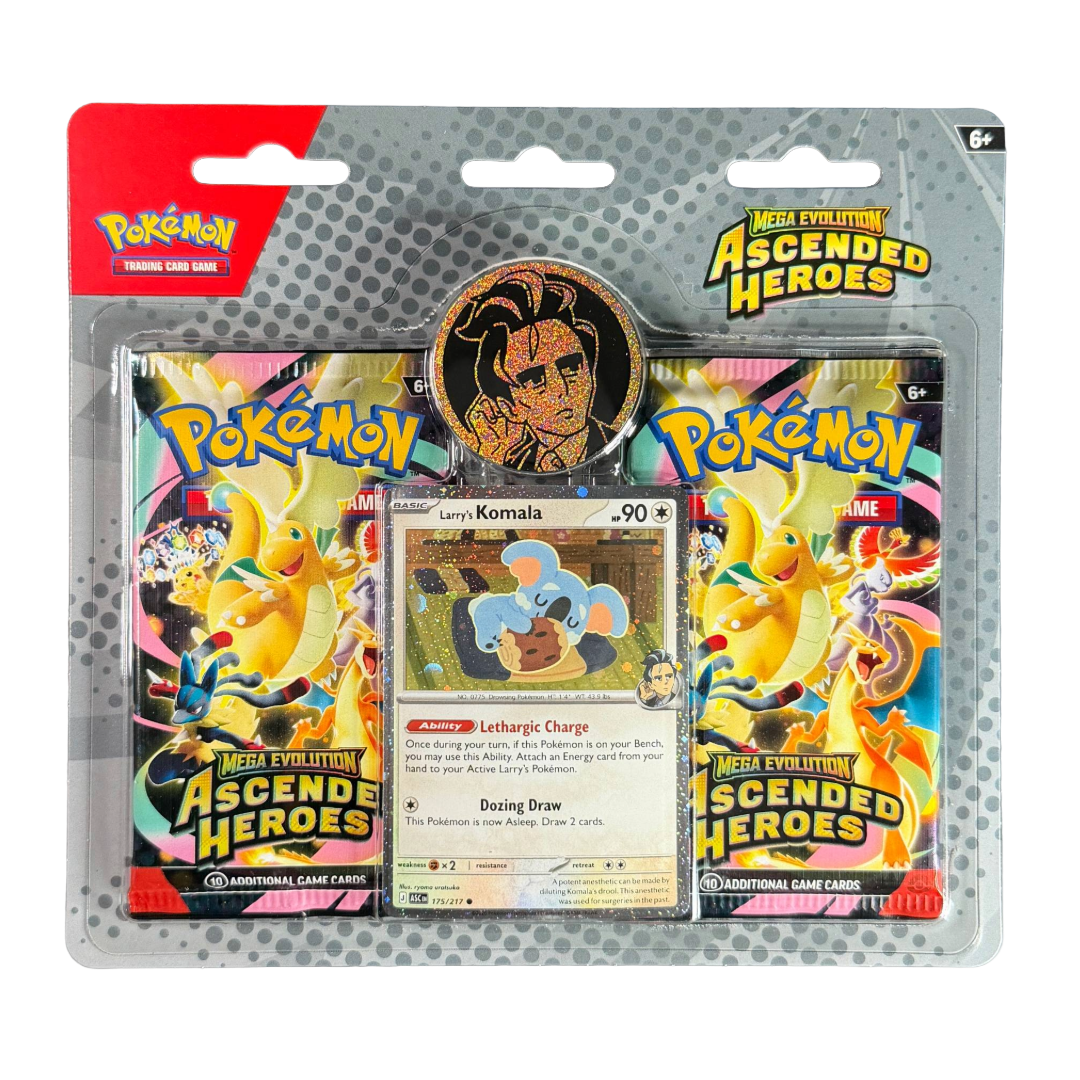 ME Ascended Heroes 2 Pack Blister - Larry's Komala