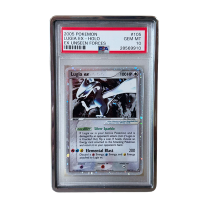 PSA 10 EX Unseen Forces Lugia ex #105
