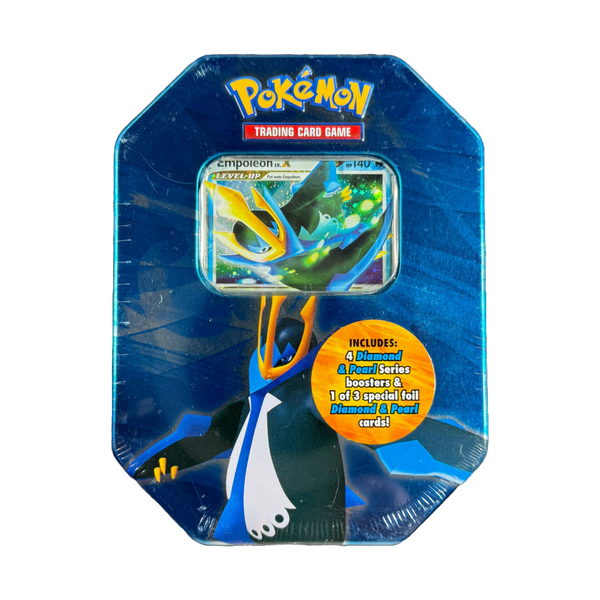 D&P Holiday Empoleon Lv.X Pokémon Tin 2007 | Loose Packs – Loose