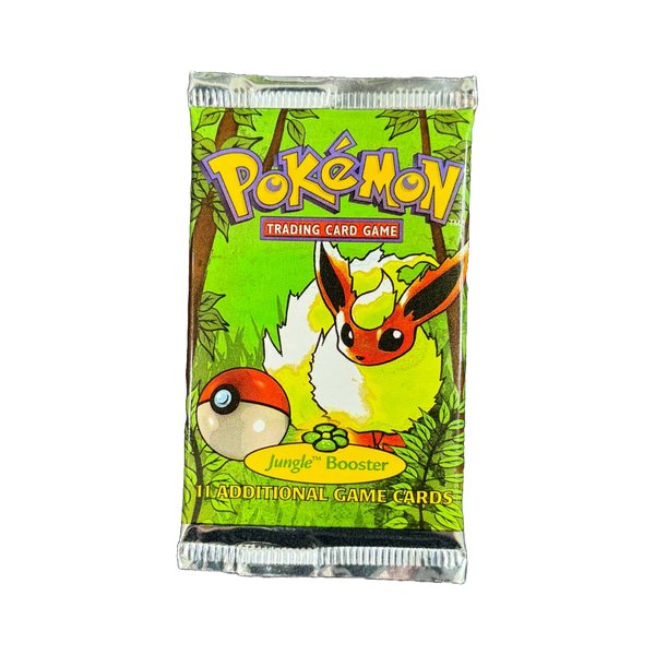 pokemon jungle unlimited booster box Pokemon TCG: HEAVY Jungle Unlimited Booster Pack Long Crimp (Wigglytuf   TBC Games