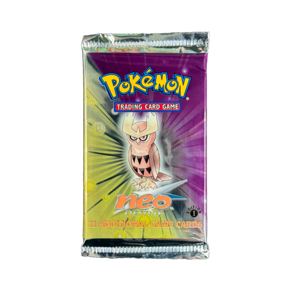 Pokemon Neo Destiny 1st Edition Box 希少 Vintage Neo Destiny 1st Edition Pokémon Booster Pack | Loose Packs