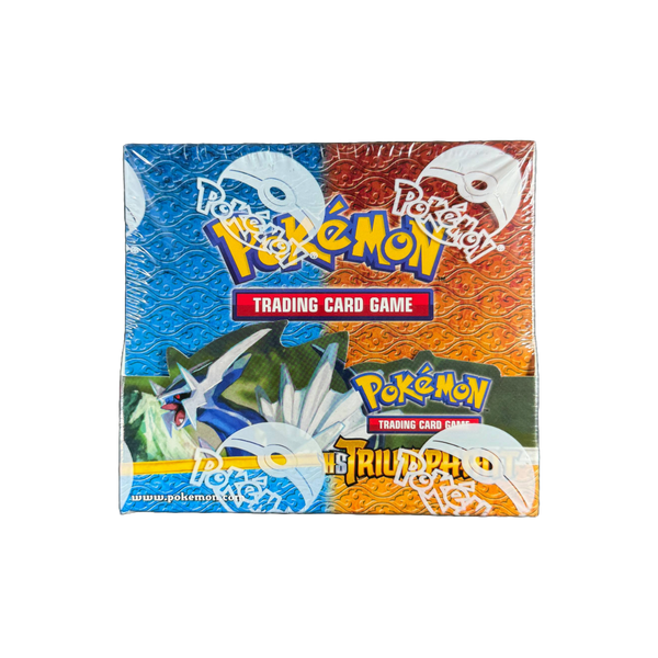 hgss triumphant booster box Pokemon TCG Pack HeartGold & SoulSilver Eng Ship Sealed Pokemon HeartGold SoulSilver Triumphant Booster