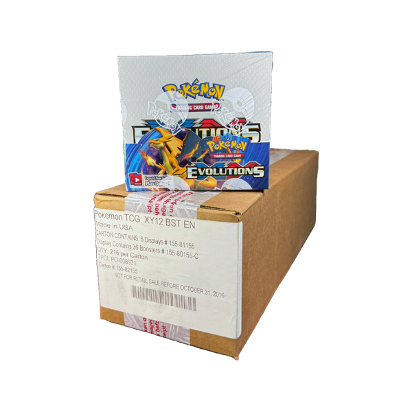 XY Evolutions Booster Box Case XY12 XY Evolutions Booster Box Case XY12