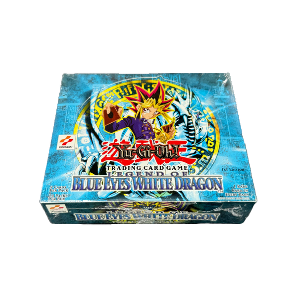 Yugioh Legend of Blue Eyes 1st Edition WAVY Booster Box – Loose
