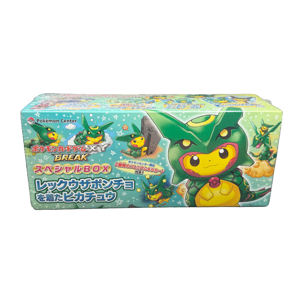 XY Rayquaza Special Poncho Pikachu Box