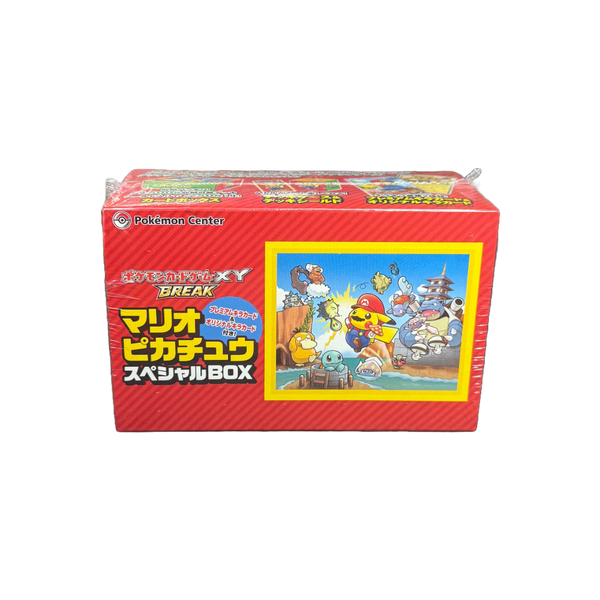 mario pikachu booster box Mario & Luigi Pikachu Special Box – Loose Packs Trading Co