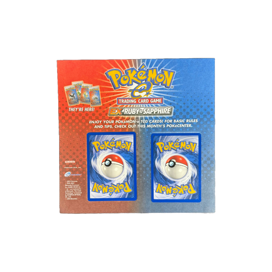 EX Kyogre & Groudon Mounted Flyer Black Star Promo