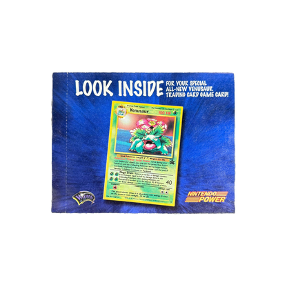 WOTC Nintendo Power Venusaur Black Star Sealed Promo
