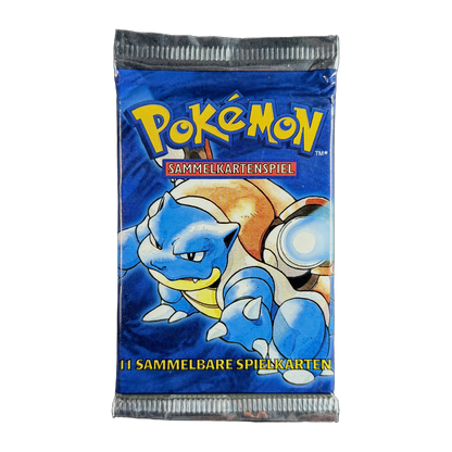 Base Set Booster Pack Unlimited German - Blastoise