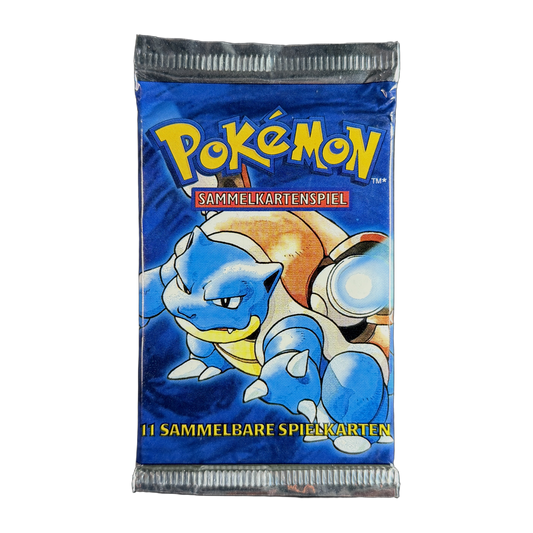 Base Set Booster Pack Unlimited German - Blastoise