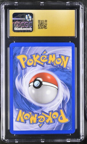 Back of CGC Pristine 10 EX Deoxys Reverse Holo Deoxys 16