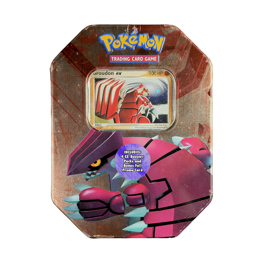 EX Groudon Tin