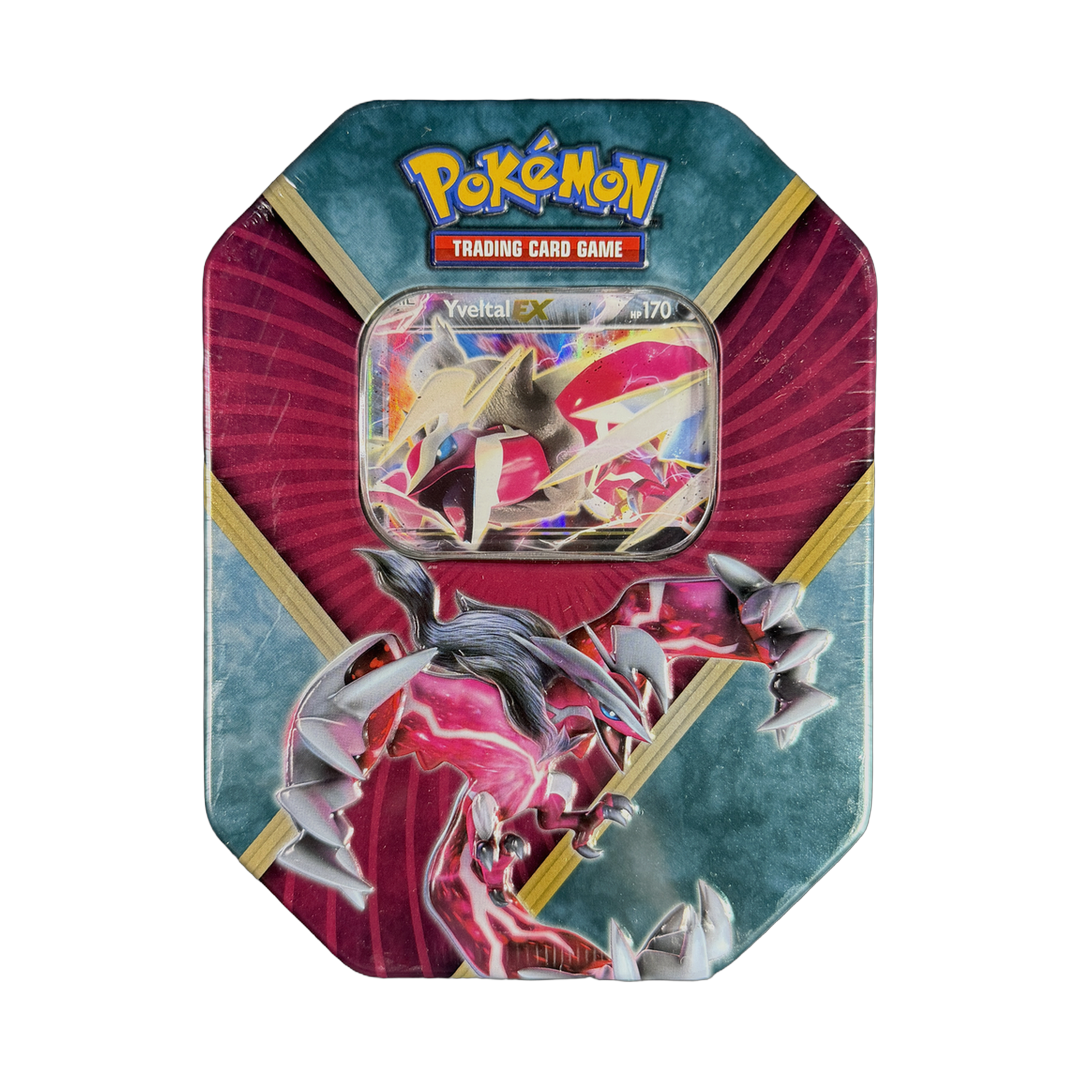 XY Shiny Kalos Tin - Shiny Yveltal EX (IRL cutout 2026-09-30)