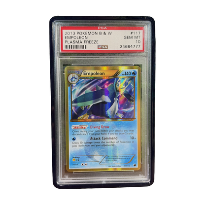 PSA 10 Plasma Freeze Empoleon #117 (IRL cutout 2026-10-15)
