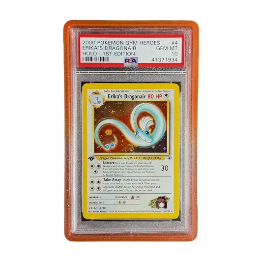 PSA 10 Gym Heroes Erika's Dragonair Holo 1st Edition #4/132 (IRL cutout 2026-09-30)
