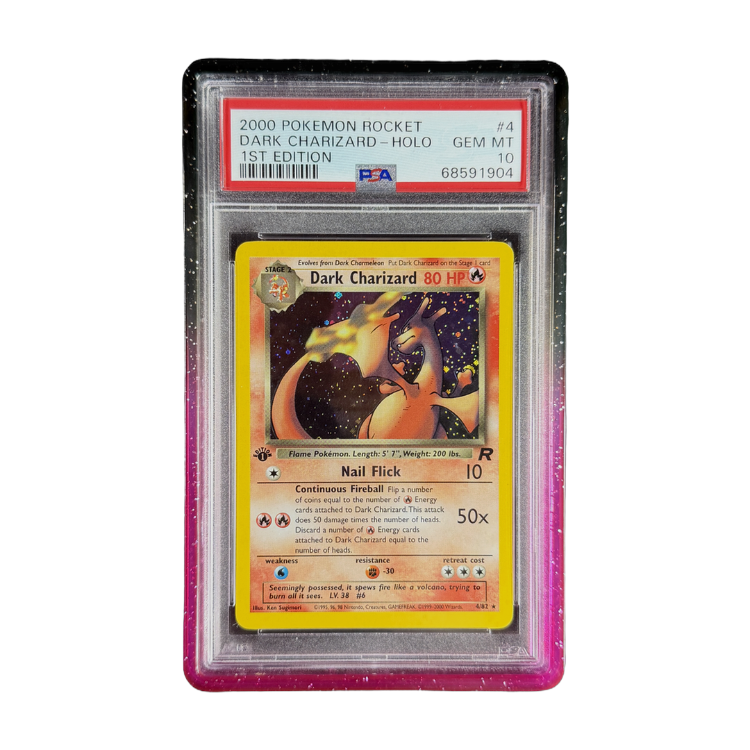 PSA 10 Team Rocket Dark Charizard #4 1st Edition (Holo) (IRL cutout 2026-09-30)