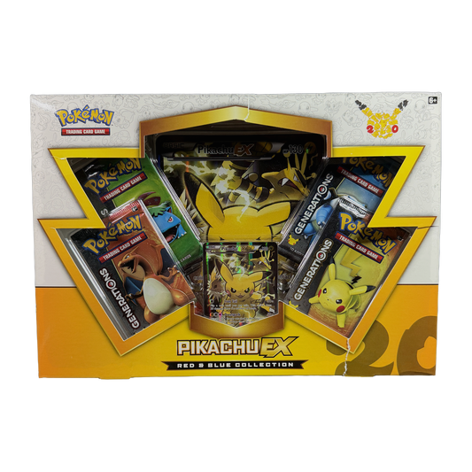 Red & Blue Collection Box Pikachu