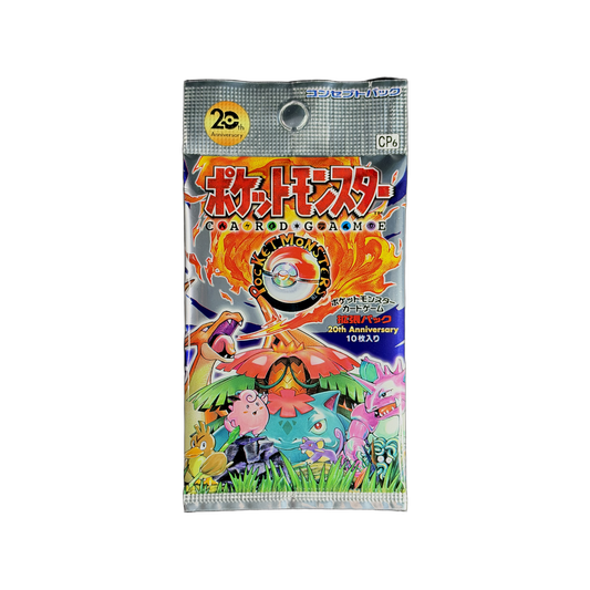 Japanese CP6 20th Anniversary Booster Pack - 1st Edition (Unsearched) (IRL cutout 2026-10-28)